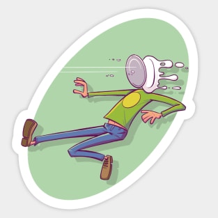 pie in the face Sticker